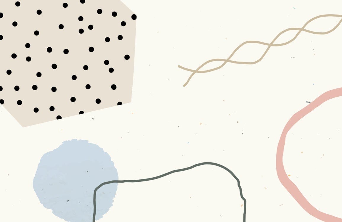 Abstract Geometric Pastel Shapes Wallpaper - Modern Minimalist Décor in Soft Tones