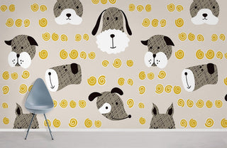 Various Dog Wallpaper Mural
