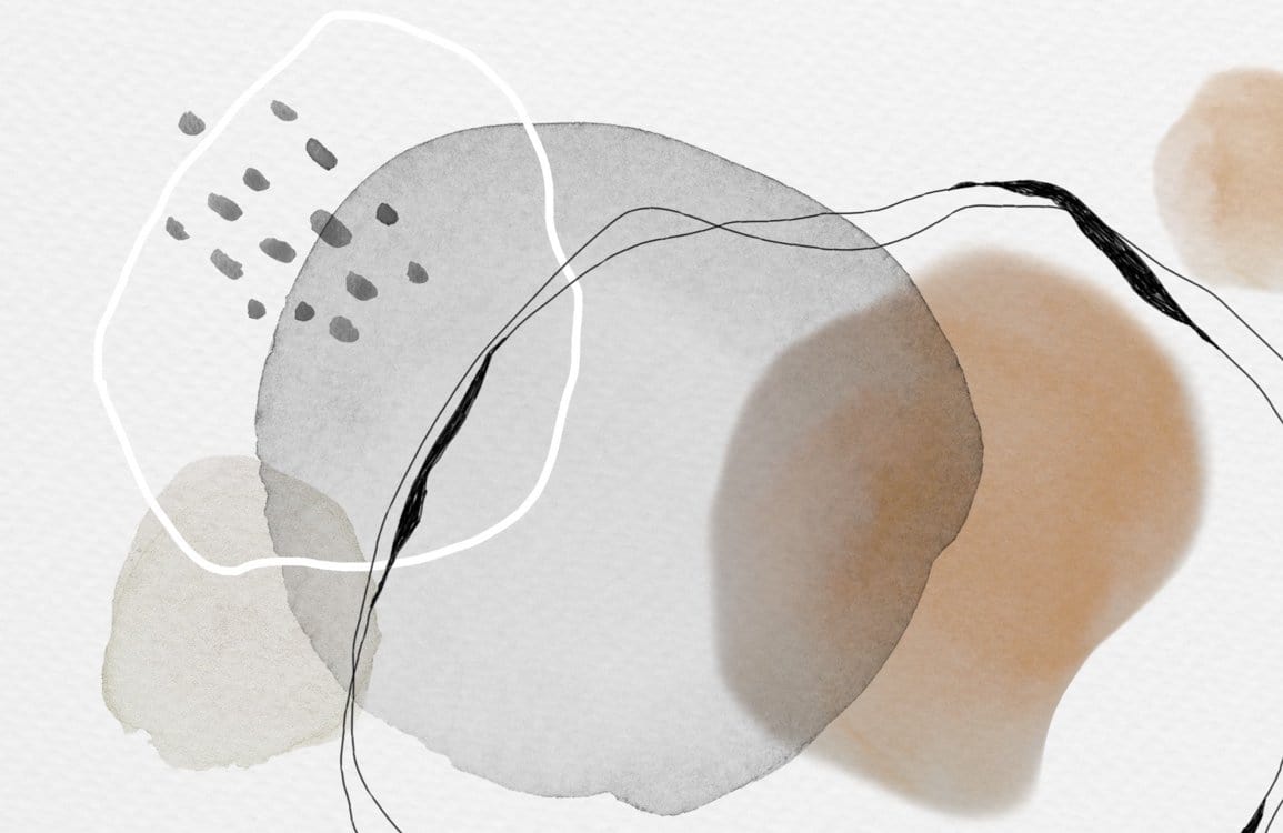 Abstract Neutral Tones Watercolour Artistic Mural Wallpaper for Modern Interiors