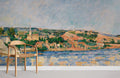 Water Edge Village Wallpaper Mural