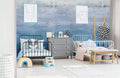 Watercolor Blue Texture Wallpaper Mural