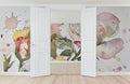 Watercolor Flowers Stain Wallpaper Mural
