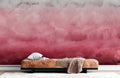 Watercolor Ombre Pink Wallpaper Mural
