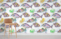 Watercolour Fish Wallpaper Mural