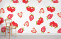 Slice Strawberry Wallpaper Mural