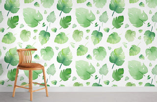 Watercolour Leaf Wallpaper Mural