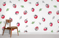 Watercolour Strawberry Wallpaper Mural