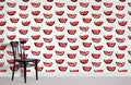 Watermelon Pieces Wallpaper Mural
