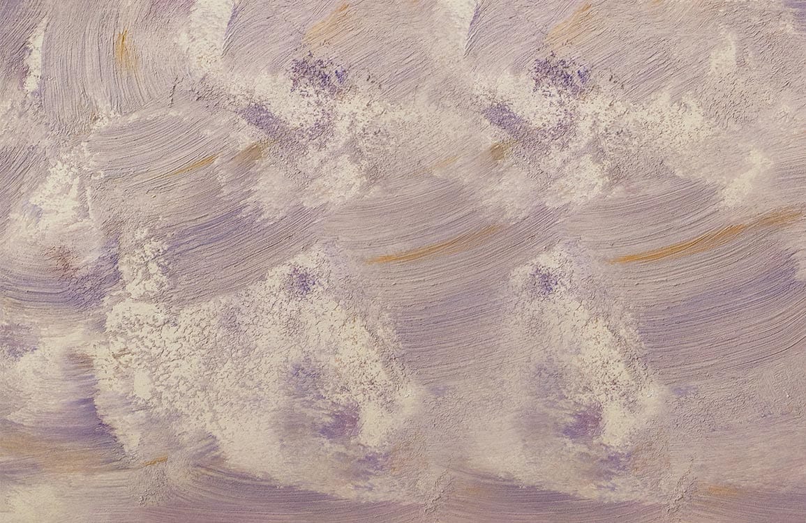 Lavender and Cream Abstract Textured Brushstroke Mural Wallpaper for Elegantly Serene Spaces