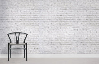 White Brick Wallpaper Mural