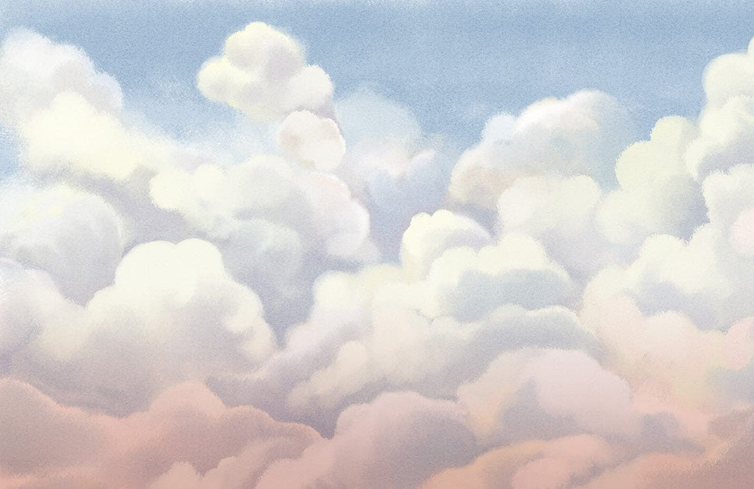 White Clouds Ⅱ Wallpaper Mural Bedroom
