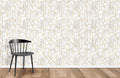 White Geometry Wallpaper Mural
