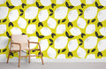 White Lemon Wallpaper Mural