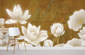 White Pond Lily Wallpaper Mural