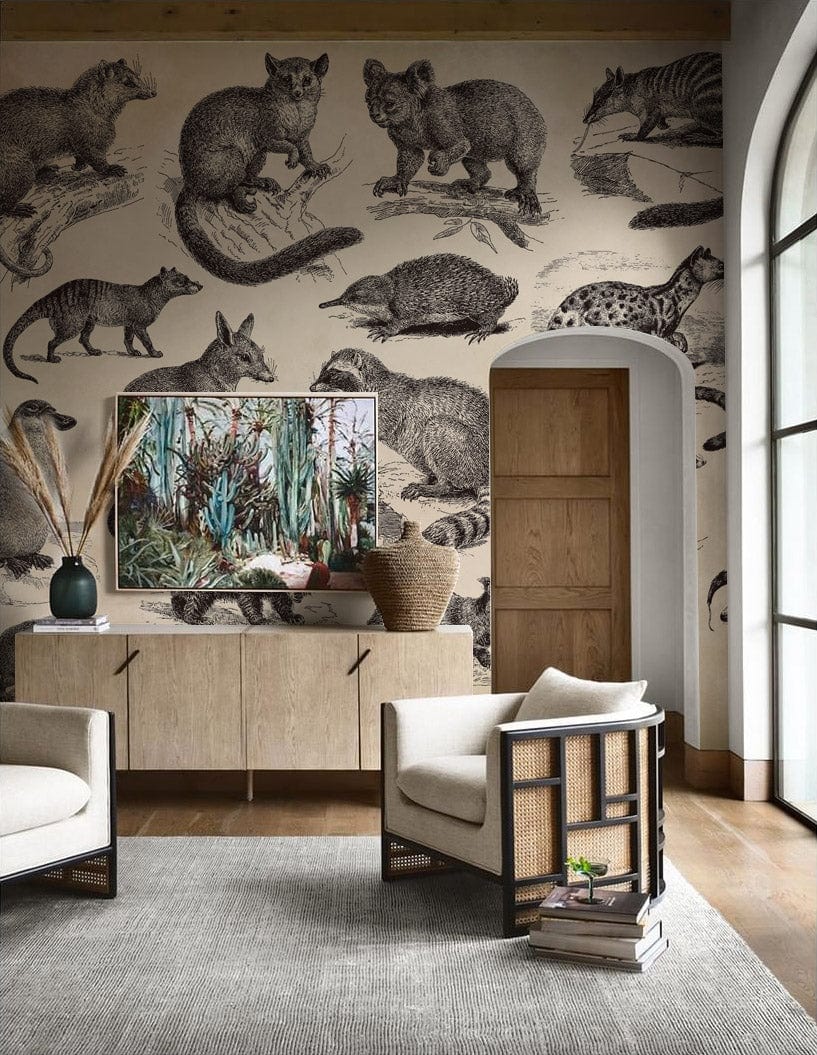 Wild Animals Wallpaper Mural | Animal Wallpaper UK
