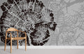 Wood Abstract Wallpaper Mural