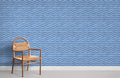Blue Wood Chips Wallpaper Mural