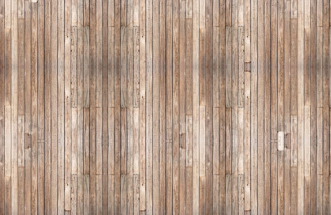 Rustic Wooden Plank Wallpaper, Vintage Brown Timber Look for Homely Decor