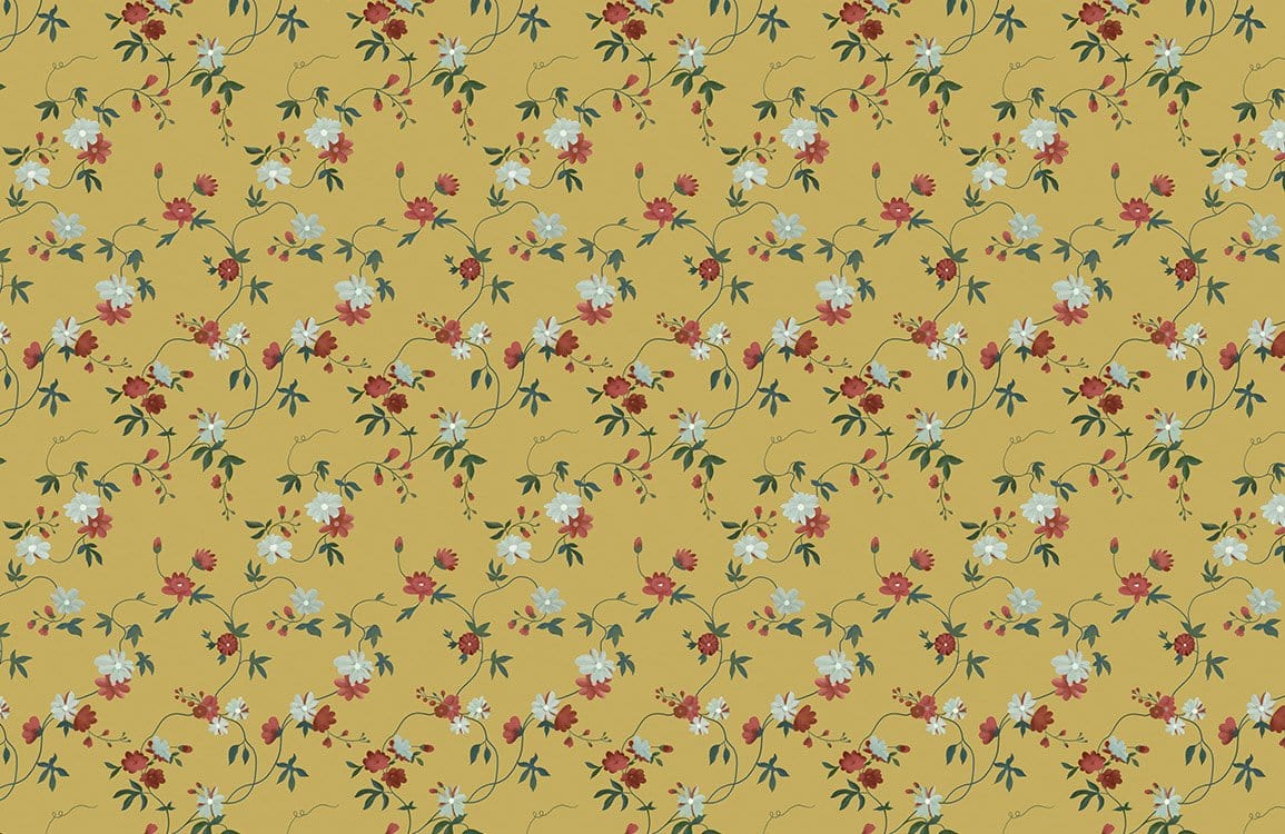 Flowers & Vine Wallpaper Mural