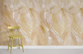 Yellow Oil Painting Wallpaper Mural