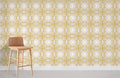 Yellow Pattern Wallpaper Mural