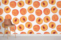 Yellow Peach Wallpaper Mural