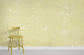 Yellow Star Wallpaper Mural
