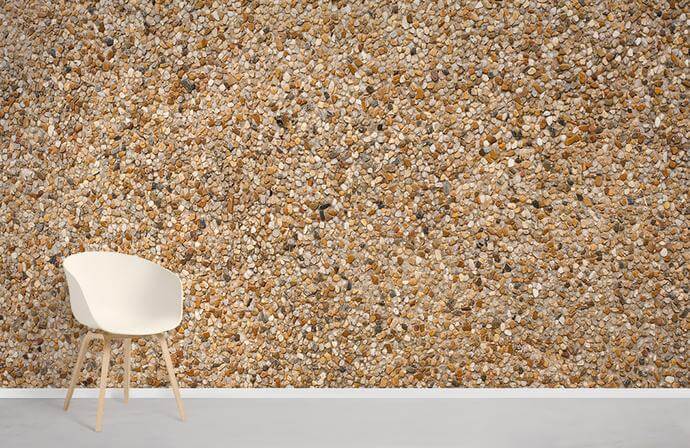 Yellow stones wall mural